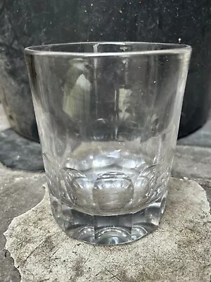 Buy Huge Antique English Glass Whiskey Tumbler C. 1870 Perfect Condition • 50£