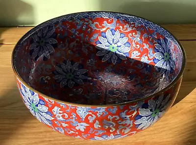 Buy Frederick Rhead Rare Large Red Chung  Fruit Bowl By Woods And Sons  • 85£