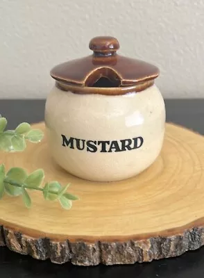 Buy Vintage Pearsons Of Chesterfield Old Stoneware Ceramic Pottery Mustard Jar • 11.18£