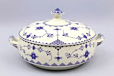 Buy Furnivals Denmark Blue Vegetable Tureen With Lid • 32£