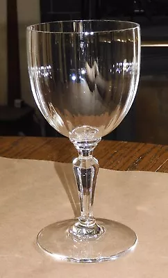 Buy BACCARAT 6.5  Crystal Water Goblet 1991 NAPLES Pattern / Wine Glass Fluted Stem • 63.37£