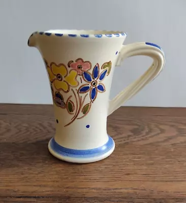 Buy Vintage Honiton Devon Pottery Weston Shape Hand Painted Flowers 11cm Pitcher Jug • 17.50£