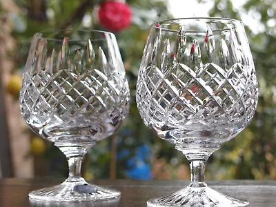 Buy Stuart Crystal Shaftesbury 12oz. Brandy Balloon Glasses Pair Mint Signed • 45£