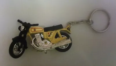 Buy Miniature Yellow Motorcycle Motor Bike 3D Model Keyring Biker • 1.50£