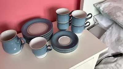 Buy Denby Castile Blue Coffee Set • 15£