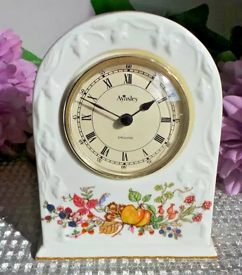 Buy Aynsley Somerset Pattern Bone China 6  High Mantle Clock • 12.99£