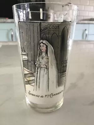 Buy Souvenir Of 1st Communion - Hand Painted Glass • 15£