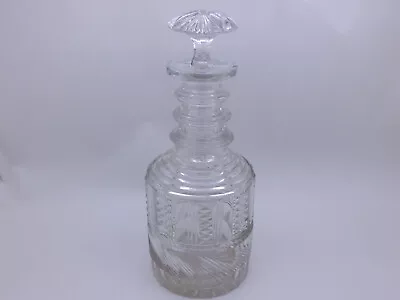 Buy Antique Regency Style Anglo-Irish Cut Glass Decanter • 28£