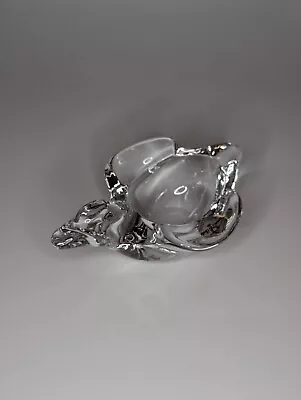 Buy VINTAGE VANNES LE CHATEL FRENCH CRYSTAL GLASS Drinket DISH DUCK BIRD ART • 6£