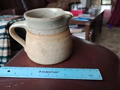 Buy Alan Brough Studio Pottery Cornwall Pottery Jug. 8cm Tall, 7cm Dia. • 10£