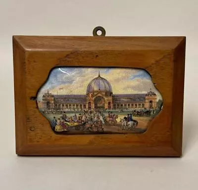 Buy Alexandra Palace - Mounted & Framed Late 19th Century  Prattware Pot Lid • 124.99£