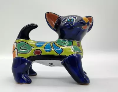 Buy Talavera Mexican Pottery Chihuahua  Dog Folk Art Hand Painted Figurine Signed • 26.08£