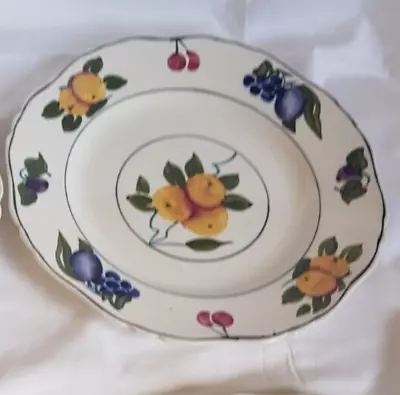 Buy Shancock & Sons Corona Ware, Dinner Plate, Hand Painted Fruit Design, No:4 • 4£