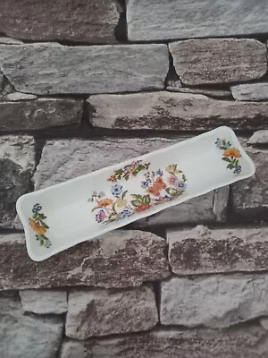 Buy Aynsley Cottage Garden Fine Bone China Oblong Trinket Tray Dish Made In England  • 5.99£