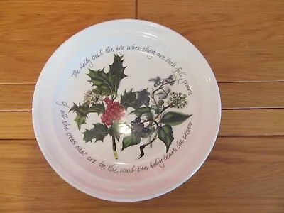 Buy Portmeirion The Holly & The Ivy Christmas  Salad Dessert Plate 8.5  • 8£