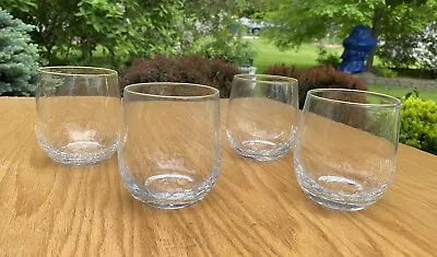 Buy Pier 1 Clear Crackle Cracked Stemless Wine / Whiskey Glass Tumbler 4  Retired • 44.27£