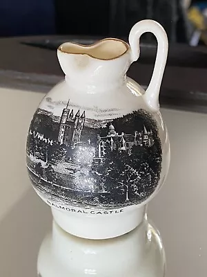 Buy W.H. Goss Goss Ware Porcelain Roman Ewer Souvenir Balmoral Castle Scene • 18.99£