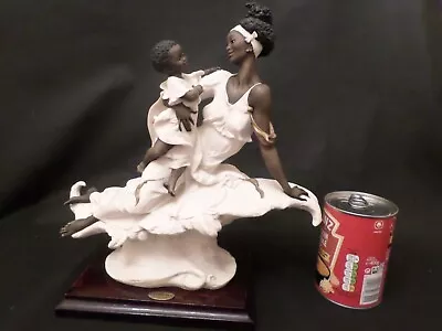 Buy Rare Large Capodimonte Florence Figure  Black Maternity  0502f, Giuseppe Armani. • 99.95£