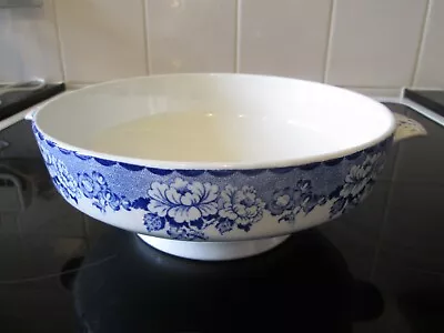 Buy Britannia Pottery Peony Handled Soup Dish Blue/White Tableware Glasgow. • 16£