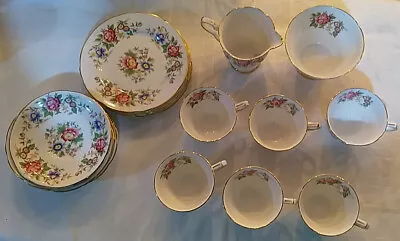 Buy Cup And Saucer Vintage Royal Stafford Bone China Tea Set 20 Piece Floral Tea Set • 33£