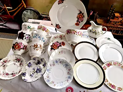 Buy 21 Piece Shabby Chic  Tea Set Very Good Condition All English Maker • 14£