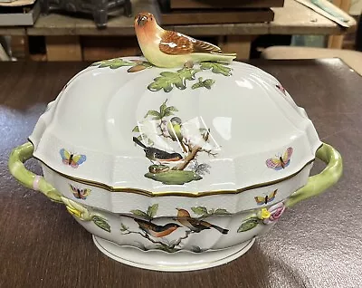 Buy Herend Rothschild Bird Tureen Hand Painted Bird Finial • 698.94£