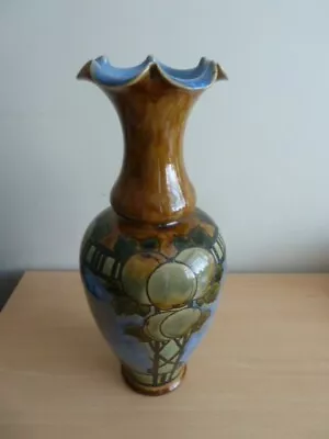 Buy Stunning Antique Royal Doulton Lambeth Stoneware Vase By Eliza Simmance • 275£