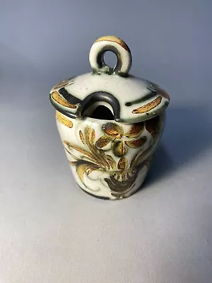 Buy Quimper Keraluc Mustard Jar Vintage Pottery France • 37.28£