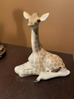 Buy Russia Imperial Lomonosov Porcelain African Giraffe Sculpture Figurine, 5 1/4  T • 59.64£