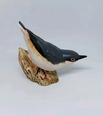 Buy Beswick Pottery Porcelain Nuthatch #2413 Garden Bird Vintage  • 12£