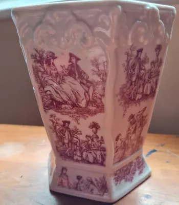 Buy Orchid Design Vase  Old England Gorgeous Design Made In England • 15.99£