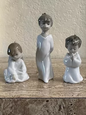Buy Lladro Mini Angelitos 1604 Set 3 Angels Nativity Christmas Ornaments  • 32.62£