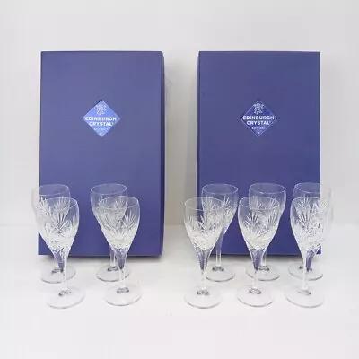 Buy Edinburgh Crystal Wine Glasses X10 Boxed -WRDC • 17£