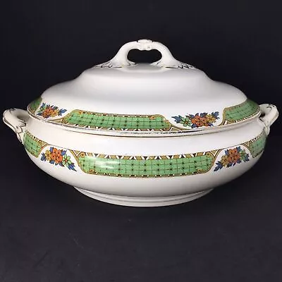 Buy Antique Losol Ware Lidded Tureen Vegetable Dish Keeling Burslem C1912 England • 22£