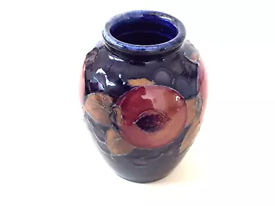 Buy Moorcroft 11cm Tall Pomegranate Design Signed Vase In Vgc • 195£