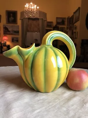 Buy Mid Century French Art Pottery Yellow Gourd Fruit Jug  • 15£