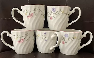 Buy Set Of 5 Johnson Brothers Summer Chintz Coffee / Tea Mugs 3 1/4” England  • 23.29£