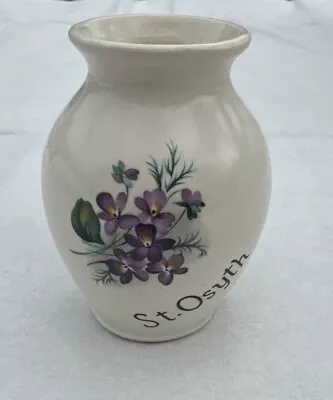 Buy Vintage New Devon Pottery Newton Abbot Small Vase 1977  St.Osyth • 8£