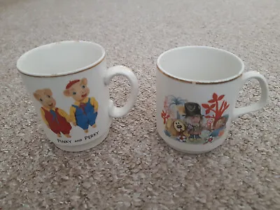 Buy Vintage Keele Street Pottery Pinky & Perky 886102 Magic Roundabout Mug Cup RARE • 15£