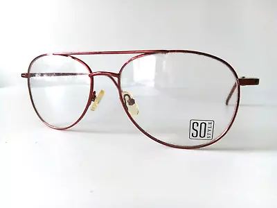Buy Vintage SO Style Women`s Glasses Frame M131066 Red • 15£