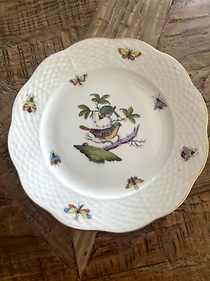 Buy Herend Hungary Rothschild Bird Small Plate 19cm 517/ROM  • 90£