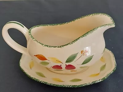 Buy Vintage Marks & Spencer St Michael Damson Gravy Boat & Underplate - VGC!! • 12£