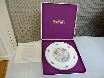 Buy Royal Doulton Valentine's Day Decorative Plate Collectors Ceramic Plate In Box • 13.50£