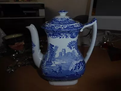 Buy Copeland Spode Blue Italian Lidded Coffee Pot • 5£