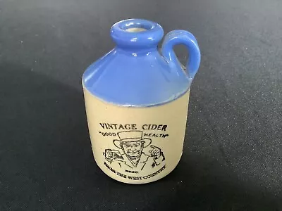 Buy Vintage Taunton Cider Small Flagon Glazed Stoneware 10cm Height • 5£