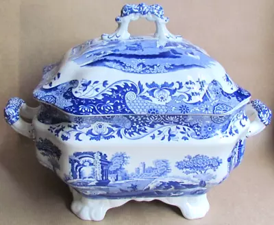 Buy Spode Italian Pattern Large Lidded Soup Tureen - Unused & Mint (10770) • 245£