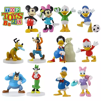 Buy Mickey Mouse And Friends Collectible Miniature 3D Figures - Set Of 12 • 24.95£