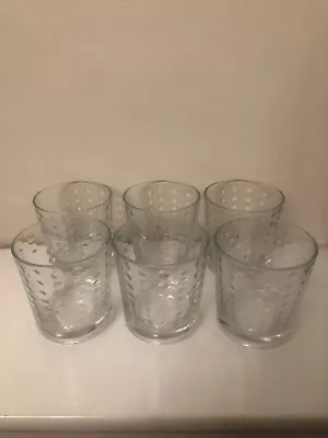 Buy 6pc Small Tumbler Drinking Glasses Drinks Water Juice Medicine Shorts 8cm Tall • 6£