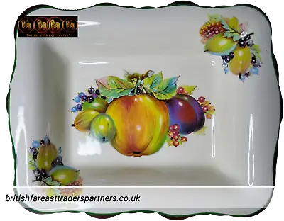 Buy Vintage Prinknash Pottery England Summer Fruits Dish • 15.39£