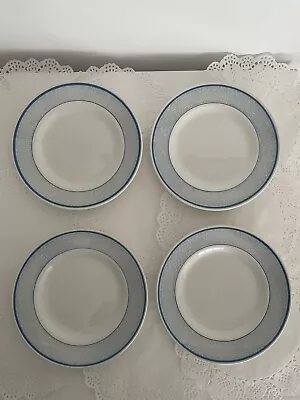 Buy 4 Midwinter Reflex Avignon Side/ Cake/ Tea Plates 7” Blue& White Made In England • 20£